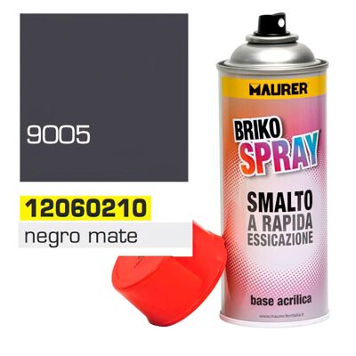 Deep Matte Black Spray Paint 400 ml.