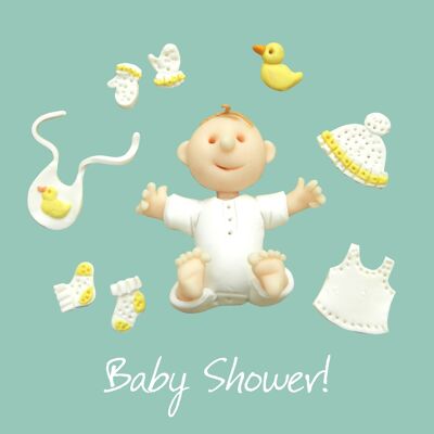 Baby Shower neue Babykarte