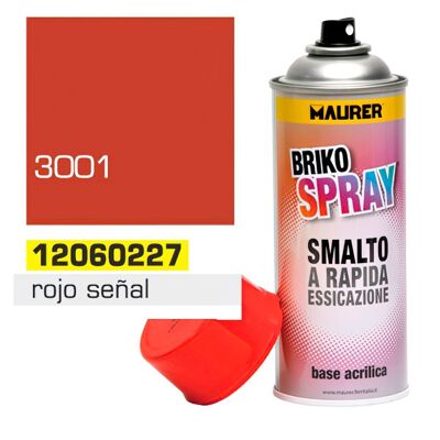 Spray de peinture rouge signal 400 ml.