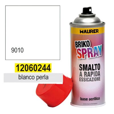 Spray de peinture blanc nacré 400 ml.
