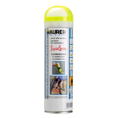 Fluoresce Yellow Tracer Paint Spray 500 ml.