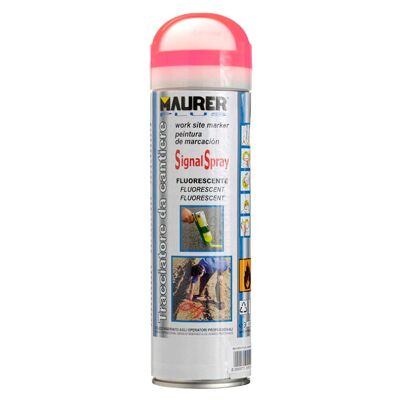 Fluorescent Red Tracer Paint Spray 500 ml.