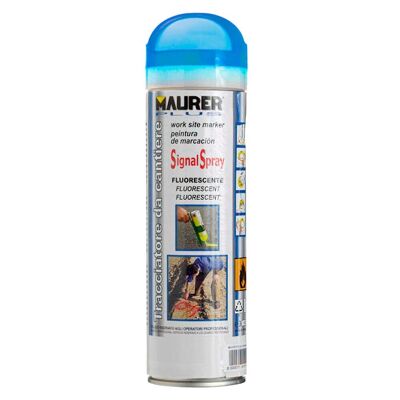 Vernice Spray Tracciante Blu Fluorescente 500 ml.