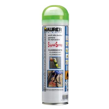 Spray Peinture Traceur Vert Fluorescent 500 ml.