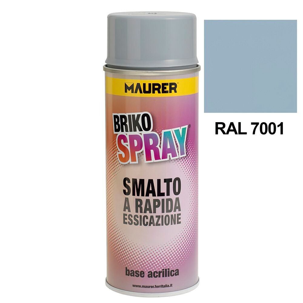 Spray de peinture gris argenté 400 ml.