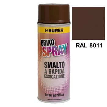 Peinture en aérosol marron noyer 400 ml.