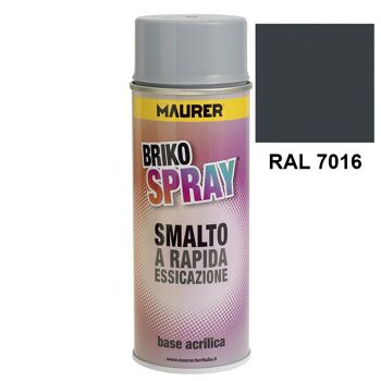 Peinture en spray gris anthracite 400 ml.