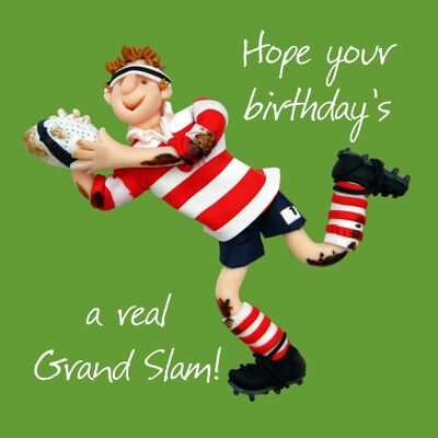 Grand Slam birthday card