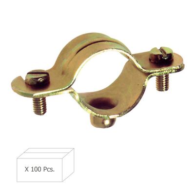 Metal clamp M-6 15 mm. (Box of 100 pieces)