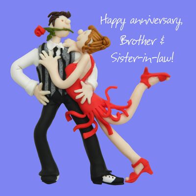 Anniversary card - Brother & Sister-In-Law