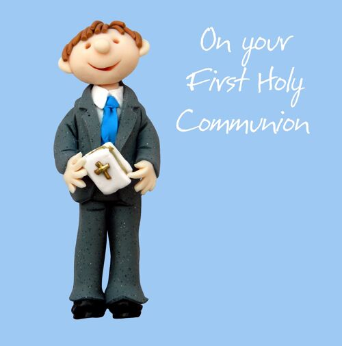 First Holy Communion card - Boy