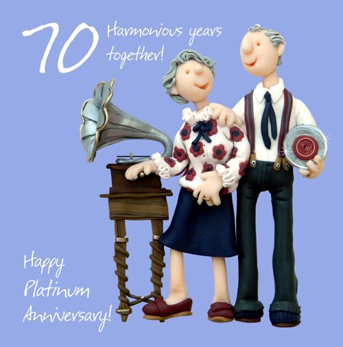 70th Anniversary - Gramophone card
