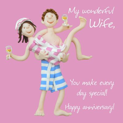 Anniversary card - Wonderful Wife