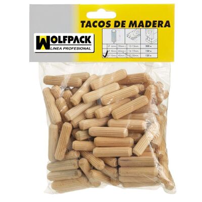 Wooden Dowels 6x30 mm. (Bag of 50 Pieces)