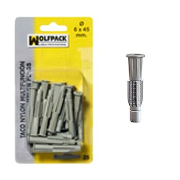 Taco multiaction MU 6x45 mm. (25 pièces)