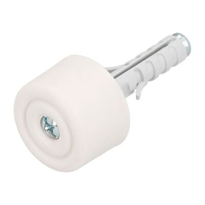 Maurer Door Stop Screw On With White Plug and Screw