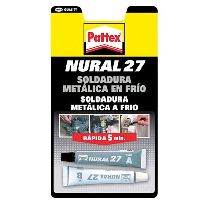 Nural- 27 Aluminio Gris (Juego 2 Tubos 22 cmÂ³.)