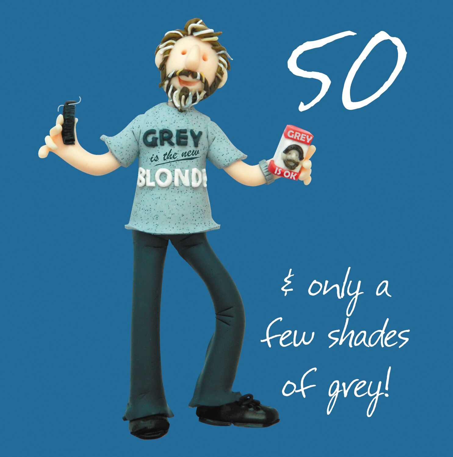 50esimo compleanno - Biglietto di compleanno numerato Shades of Grey