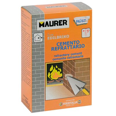 Edil Maurer Feuerfester Zement (Karton 1 kg).) 