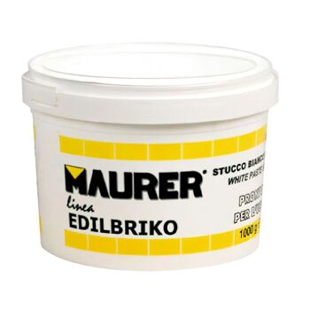 Mastic plastique blanc Edil Maurer (pot de 0,5 kilo)