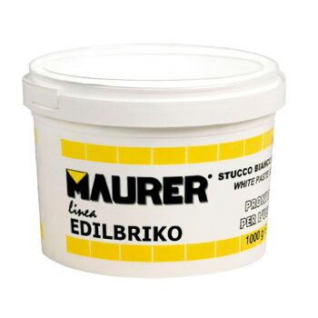 Mastic plastique blanc Edil Maurer (Tarrina 1,0 kilo)