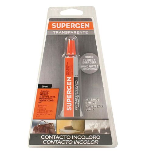 Pegamento Supergen Incoloro   20 ml.