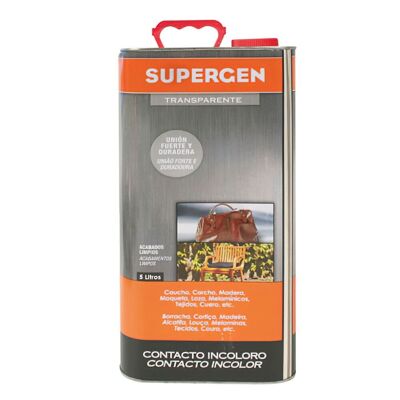 Farbloser Supergen-Kleber, 5 Liter