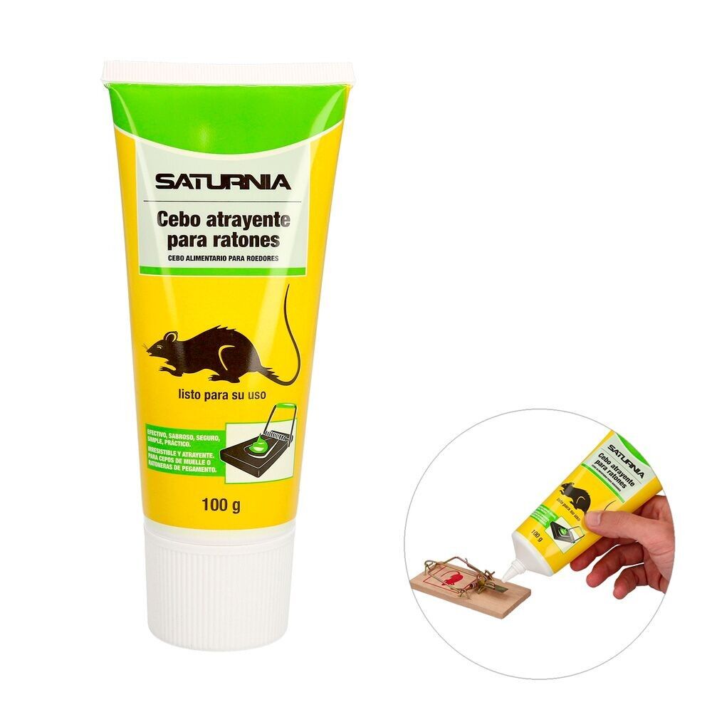 Cebo Atrayente Para Ratas y Ratones Sin Veneno 100 gramos,  Cebo Para Ratoneras,  Cebo Para Trampa Ratones,