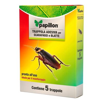 Trappola per scarafaggi adesiva (5 cartoni)