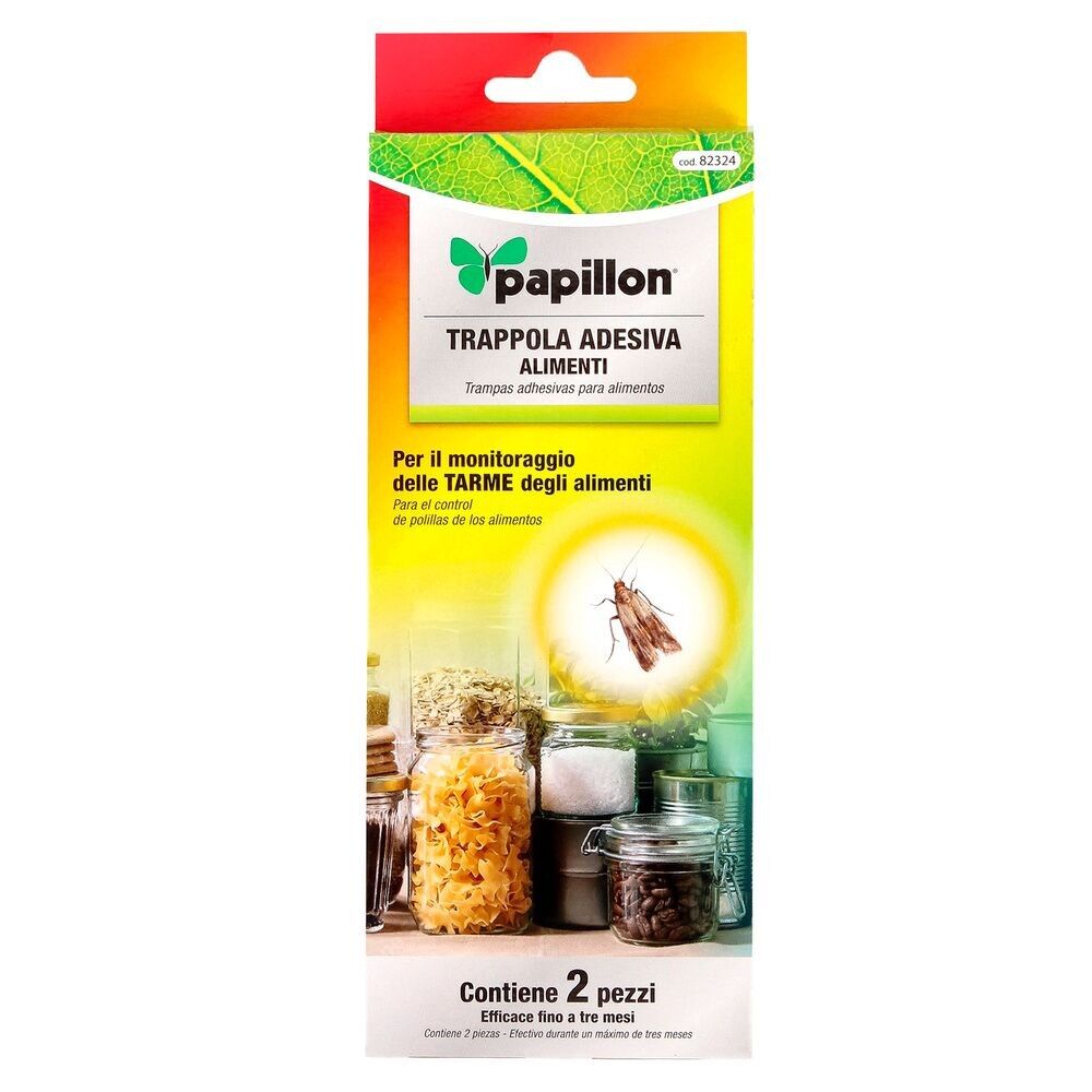 Trampa Polilla Alimentos Adhesiva  (2 Unidades),   Trampa Polilla Despensa,  Trampa Polillas Cocina,  Trampa Polillas Alimentarias