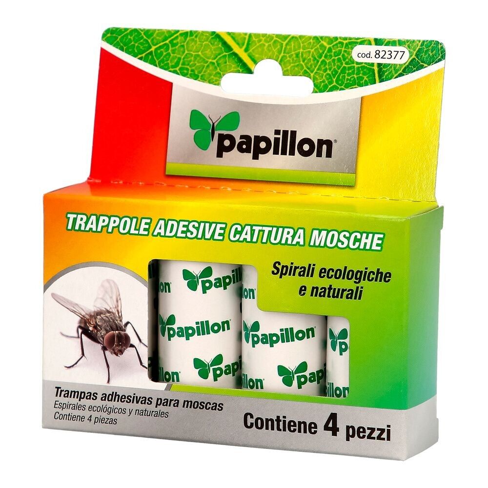 Fliegenfalle (4 Einheiten) Fliegenfallen, Fliegenfallenstreifen, Fliegenfallenstreifen, Fliegen-/Insektenklebestreifen