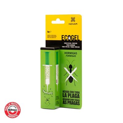 Ecogel Eliminates Ants Syringe 5 Grams Cardboard Box