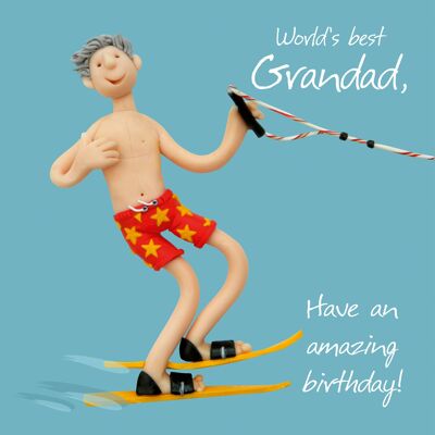 Tarjeta de cumpleaños del mejor abuelo del mundo