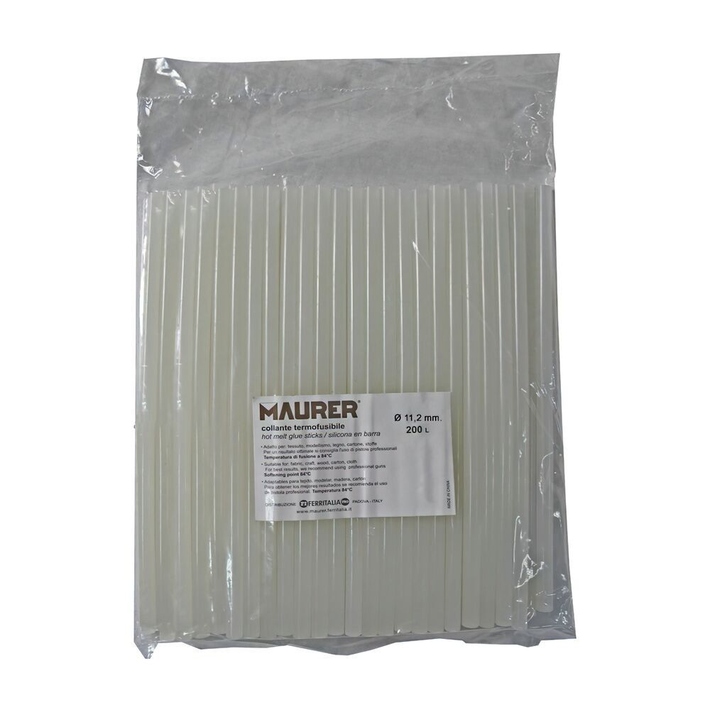 Silicona En Barra (Caja de 1, 0 kg.) Transparente " 11, 2 mm.