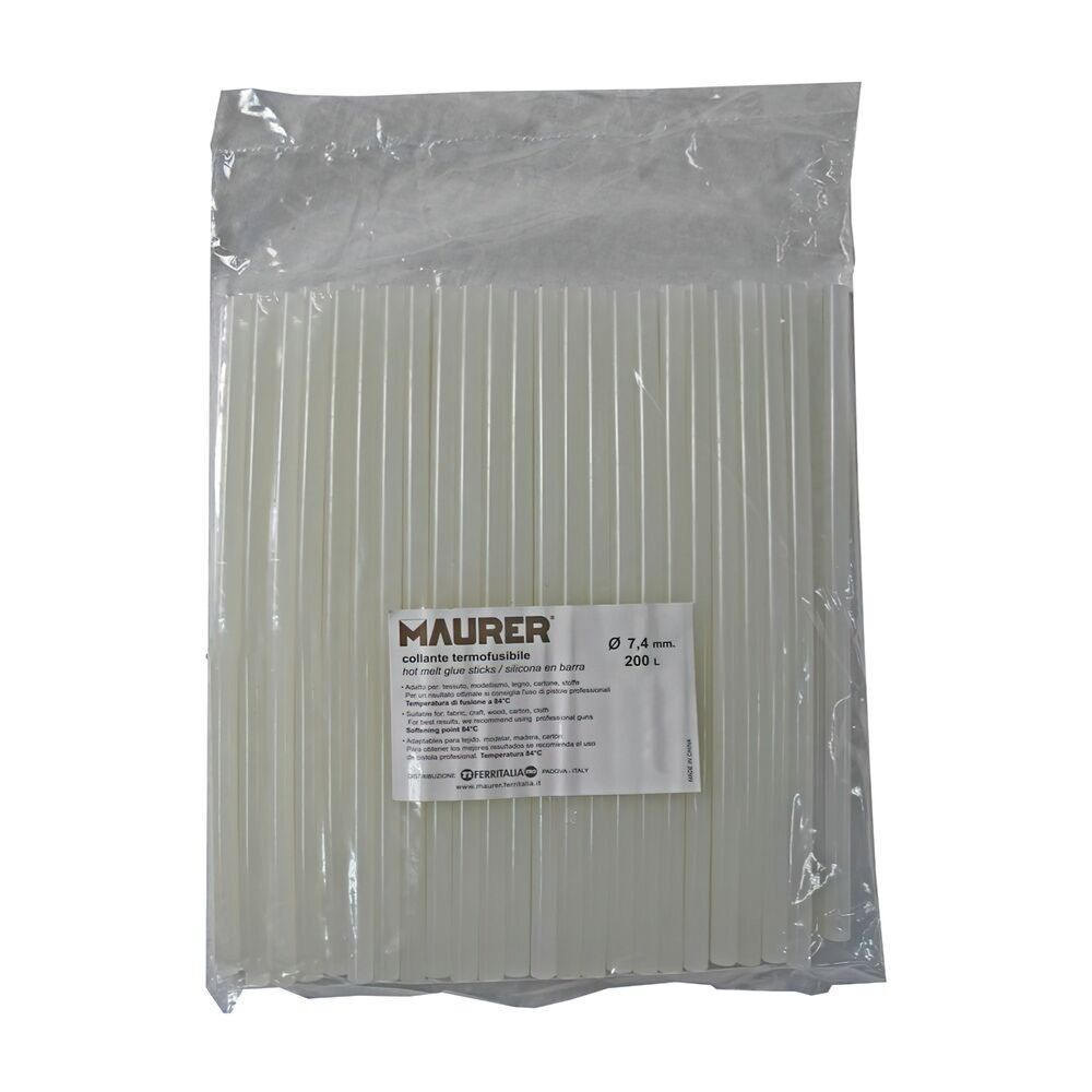 Silicona En Barra (Bolsa de 0, 4 kg.) Transparente 7, 4 mm.