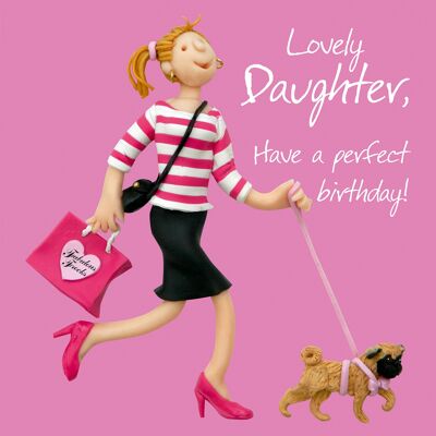 Lovely Daughter birthday card