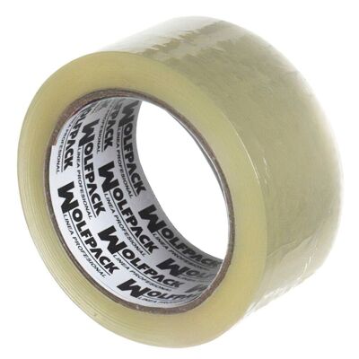 Transparent Silent Packing Tape 48 mm.  x 66 m.