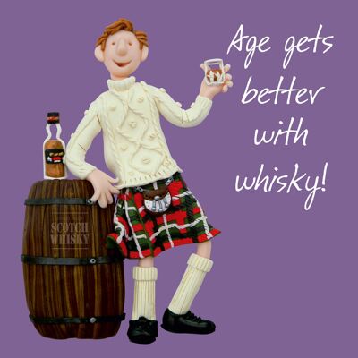 Whisky birthday card