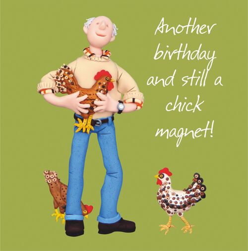 Birthday - Chick Magnet birthday card