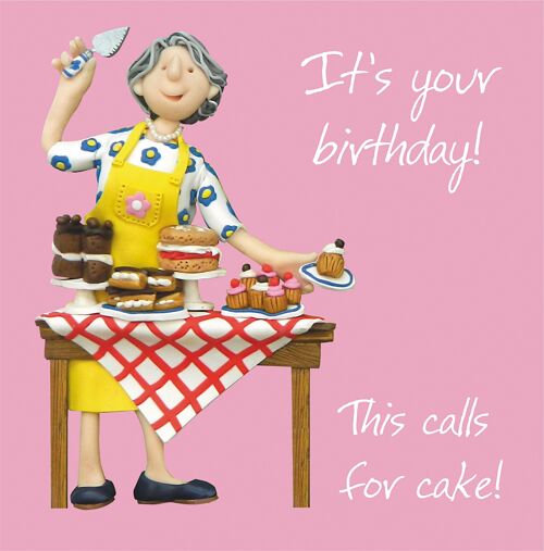 This Calls for Cake birthday card