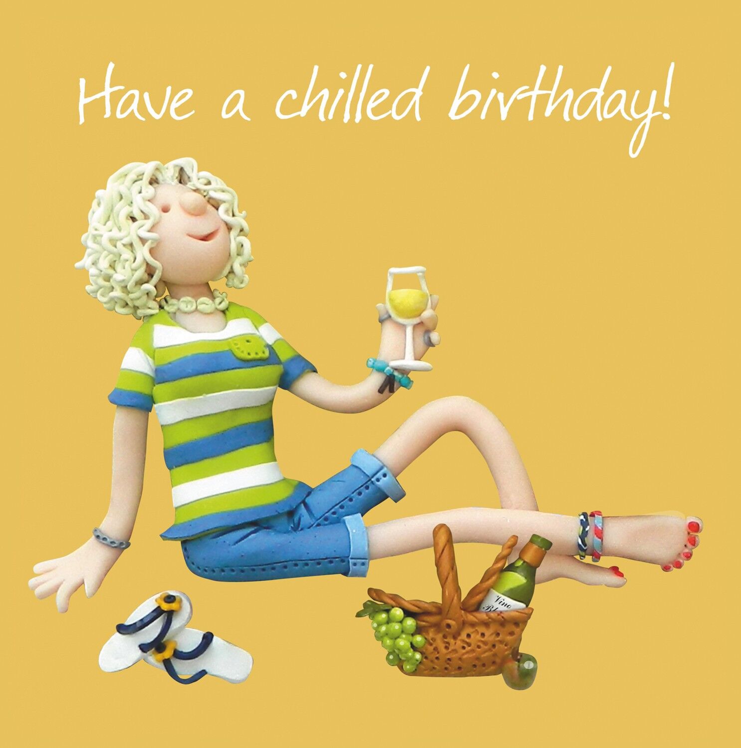 Biglietto d'auguri di compleanno freddo