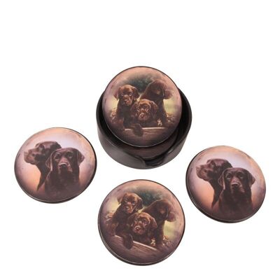 Coasters round 11 cm Dogs ASS/3