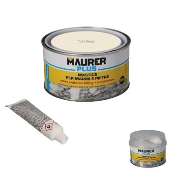 Mastic Marbre Beige 500 ml. Avec durcisseur