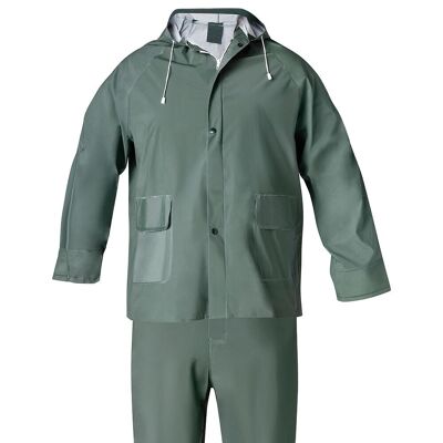 Green Pvc Waterproof Water Suit Size 6-M