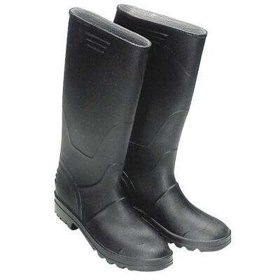 High Black Rubber Boots No. 39 (Pair)