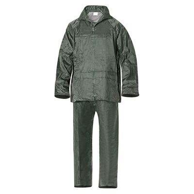 Muta impermeabile in nylon verde taglia 7-L