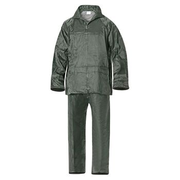 Combinaison imperméable en nylon vert, taille 7 L