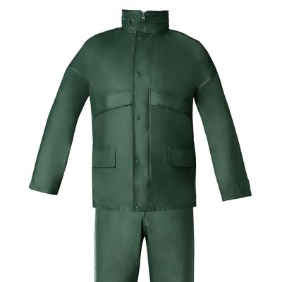 Green Polyurethane Waterproof Water Suit Size 7-L