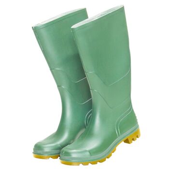 Bottes hautes en caoutchouc vert n°42 (la paire)