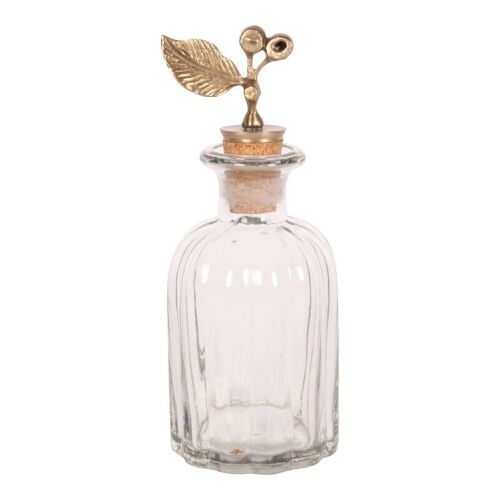 Deco bottle with stopper15 cm